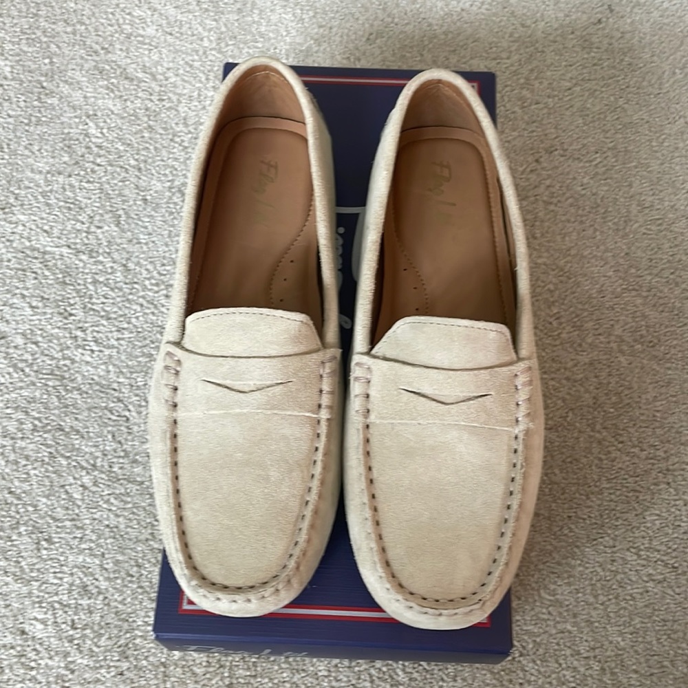 Suede loafers